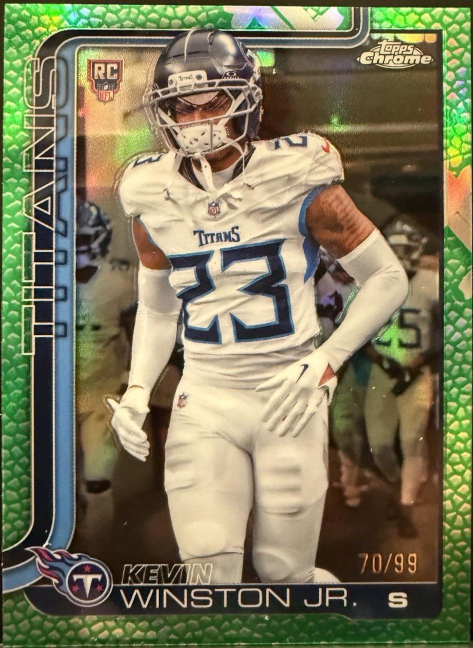 Kevin Winston Jr. [Green Refractor] #375