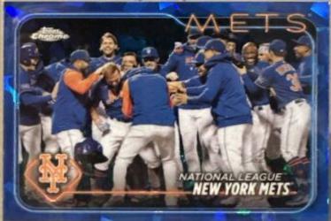 New York Mets #557 2024 Topps Chrome Sapphire Baseball