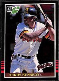 Terry Kennedy #33 Baseball Cards 1985 Leaf