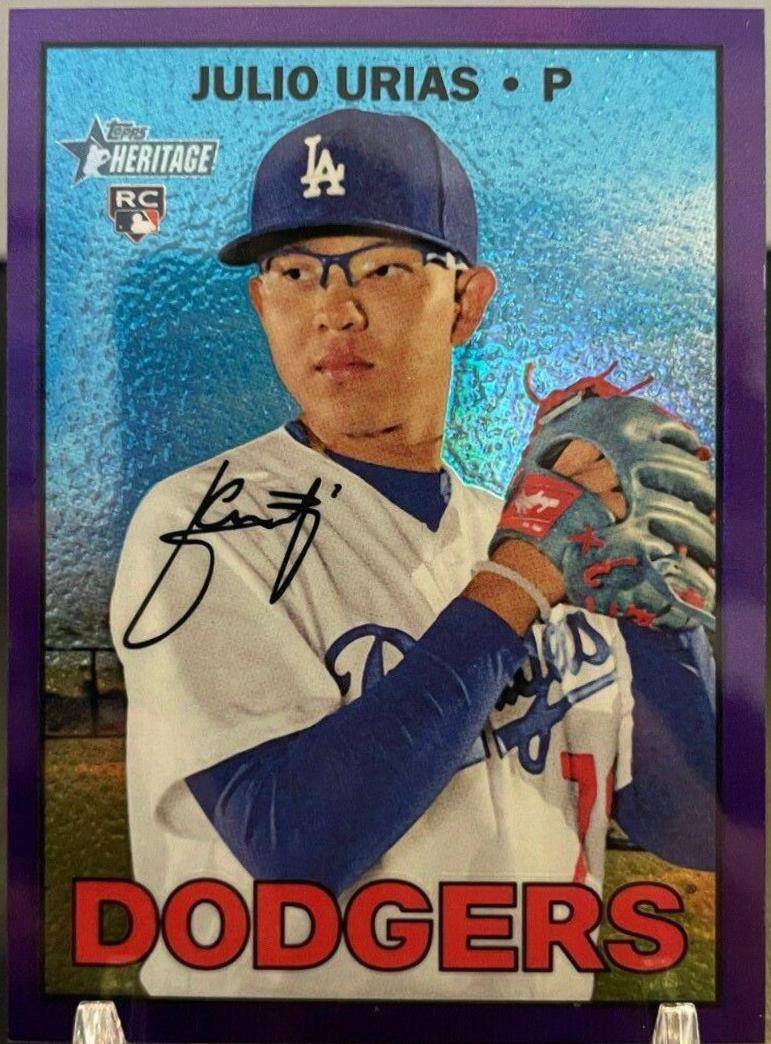 Julio Urias [Chrome Purple Refractor] #600