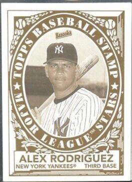 Alex Rodriguez #21 Baseball Cards 2006 Bazooka Stamps