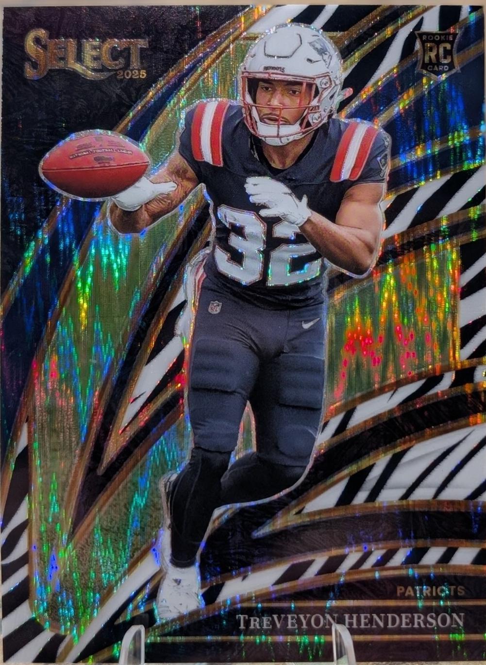 TreVeyon Henderson [Zebra Prizm Shock] #278 Prices [Rookie] | 2025