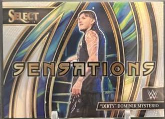 Dirty Dominik Mysterio #6 Wrestling Cards 2024 Panini Select WWE Sensations