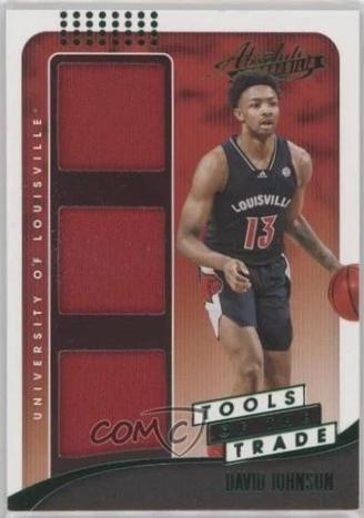 David Johnson #ATT-DJ 2021 Panini Chronicles Draft Picks Absolute Tools Of The Trade Basketball
