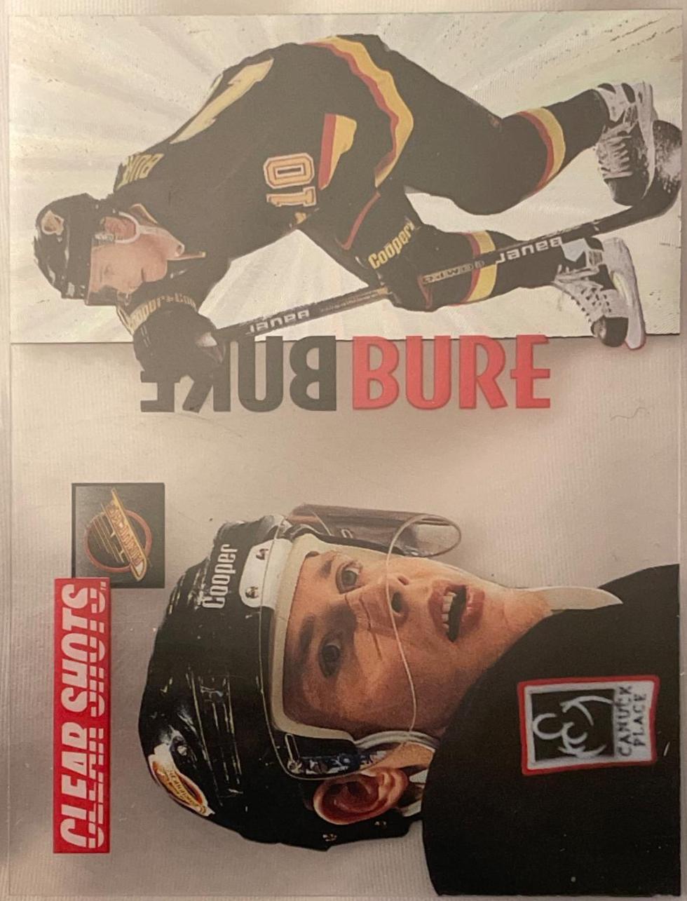 Pavel Bure #12 Hockey Cards 1995 Pinnacle Clear Shots