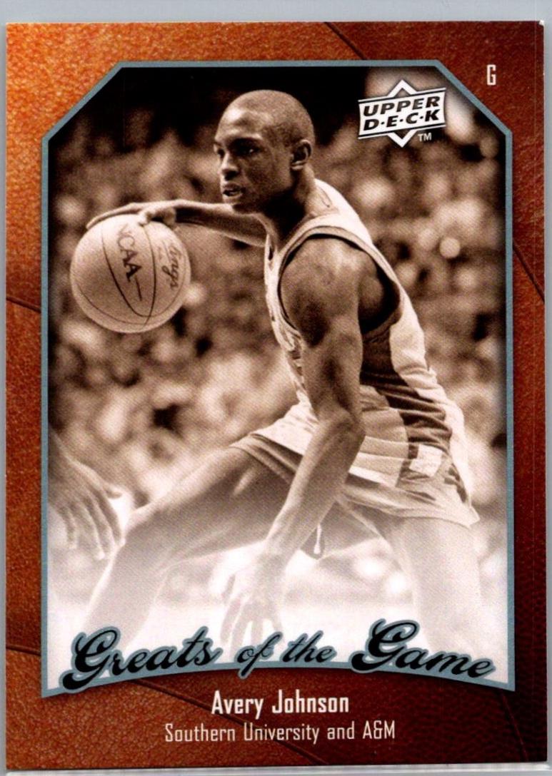 Avery Johnson #69 2009 Upper Deck Greats Of The Game Basketball