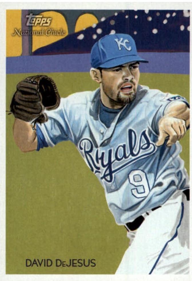 David DeJesus #20 Baseball Cards 2010 Topps National Chicle