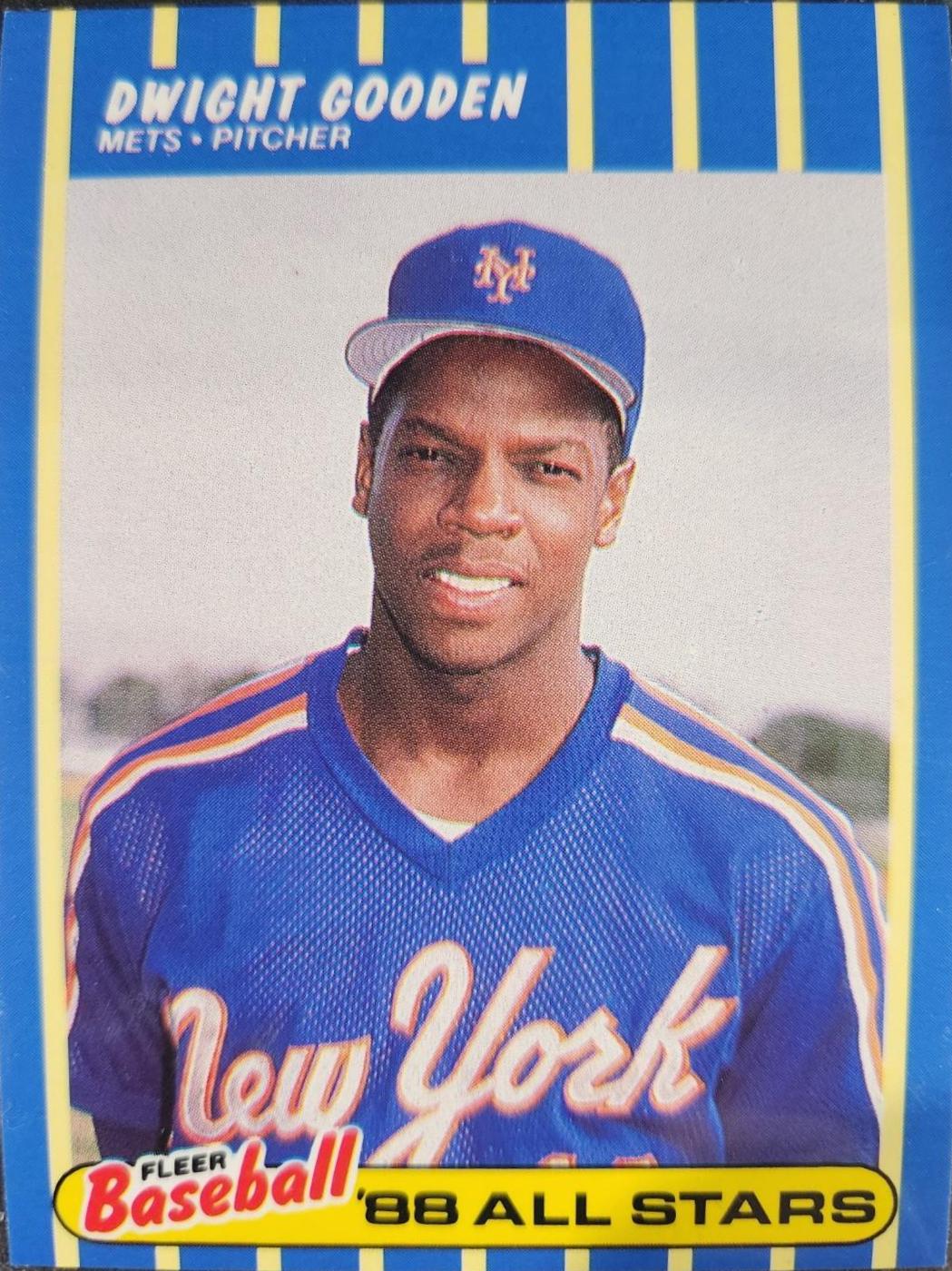 Dwight Gooden #12 Baseball Cards 1988 Fleer Baseball All Stars