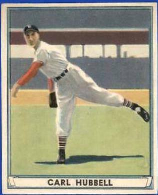 Carl Hubbell #6 Baseball Cards 1941 Play Ball