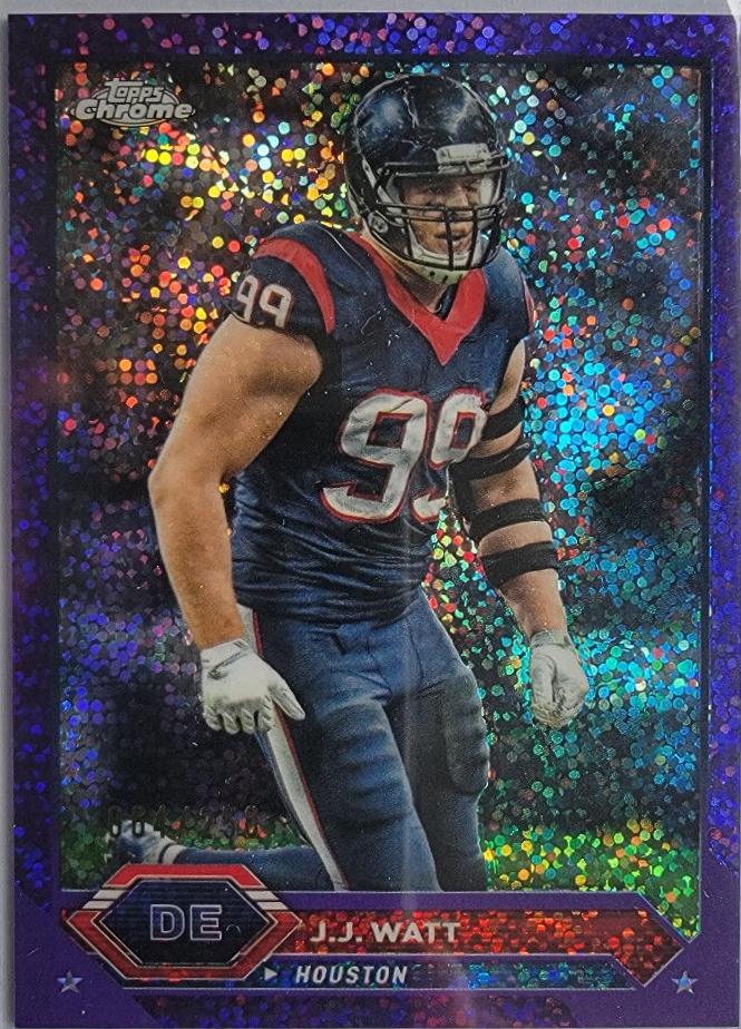 J.J. Watt [Purple Speckle Refractor] #47