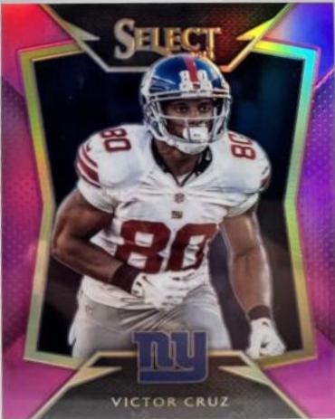 Victor Cruz #1 Football Cards 2014 Panini Select