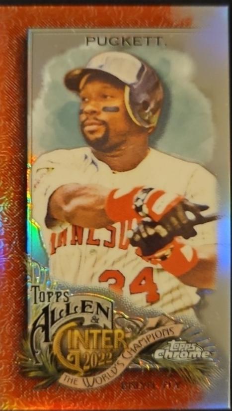 Kirby Puckett [Mini Red Refractor] #94