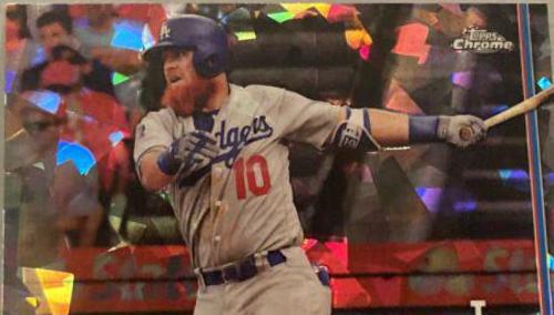 Justin Turner #180 2019 Topps Chrome Sapphire Baseball