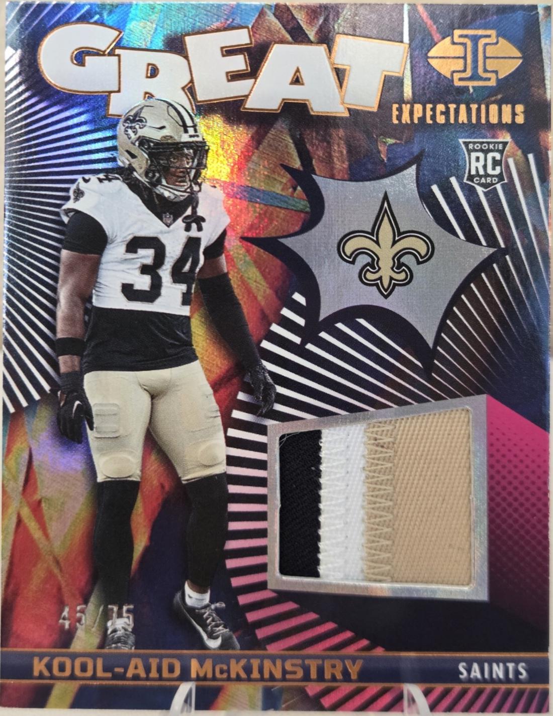 Kool-Aid McKinstry #GE-KMY 2024 Panini Illusions Great Expectations Football