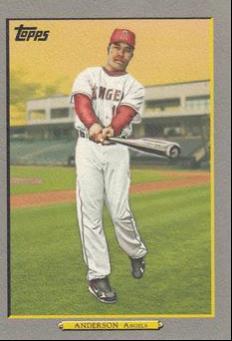 Garret Anderson #TR21 Baseball Cards 2009 Topps Turkey Red