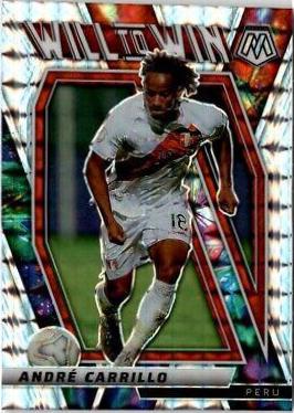 Andre Carrillo #4 Soccer Cards 2021 Panini Mosaic Road to FIFA World Cup Will to Win