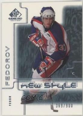Fedor Fedorov #84 Hockey Cards 2000 SP Game Used