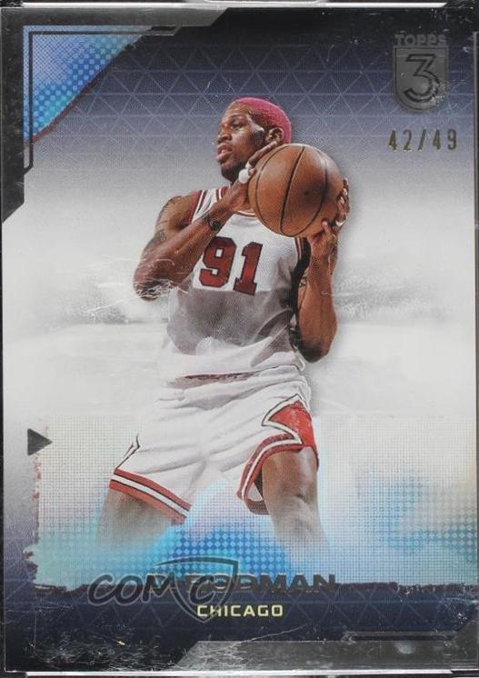 Dennis Rodman #53 2023 Topps Three Basketball