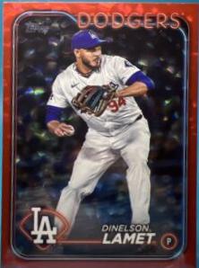 Dinelson Lamet [Red Crackle Foilboard] #US327
