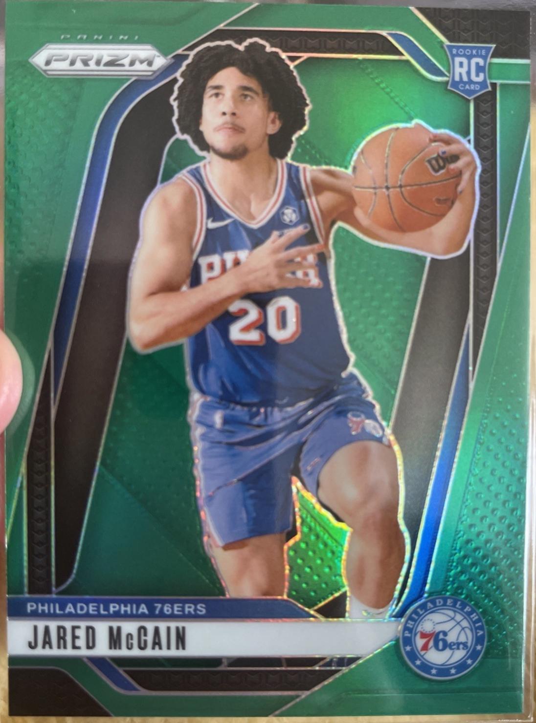 Jared McCain [Green] #222 Prices [Rookie] | 2024 Panini Prizm