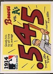 1914 Braves, A's