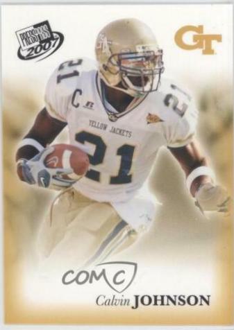 Calvin Johnson #WM-8 Football Cards 2007 Press Pass
