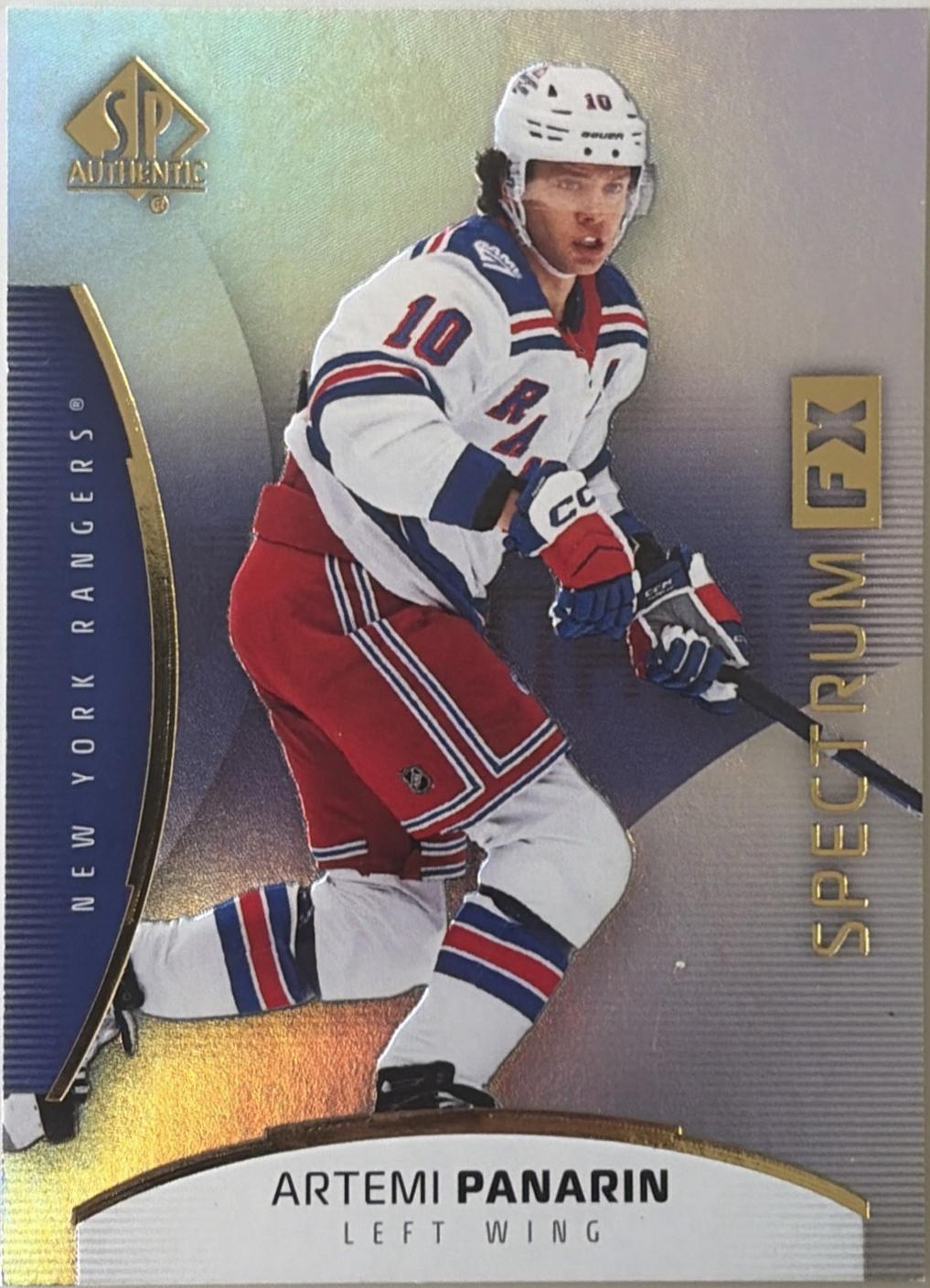 Artemi Panarin #S-13 2025-26 SP Authentic Hockey Spectrum FX