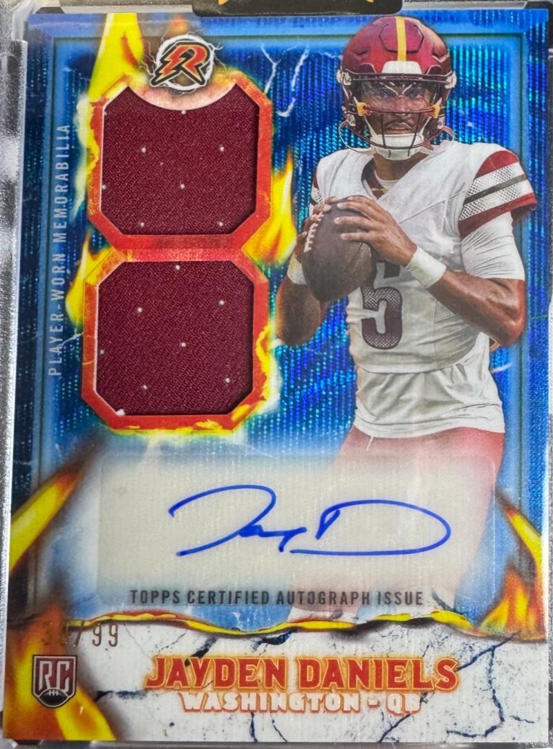 Jayden Daniels [Blue Surge] #IPA-JD Prices | 2024 Topps Resurgence