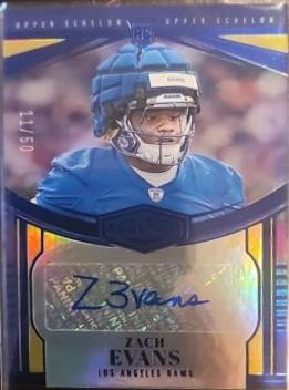 Zach Evans [Blue] #RPA-41