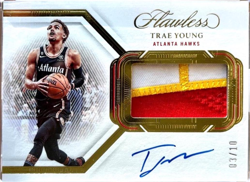 Trae Young [Gold Horizontal Patch Auto] #37