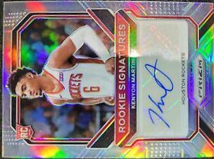 Kenyon Martin Jr. Basketball Cards 2020 Panini Prizm Rookie Signatures