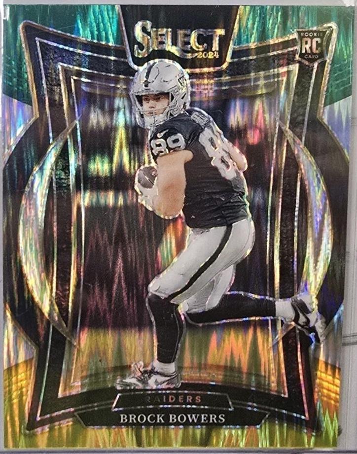 Brock Bowers [Green Yellow Prizm Shock] #31 Prices | 2024 Panini