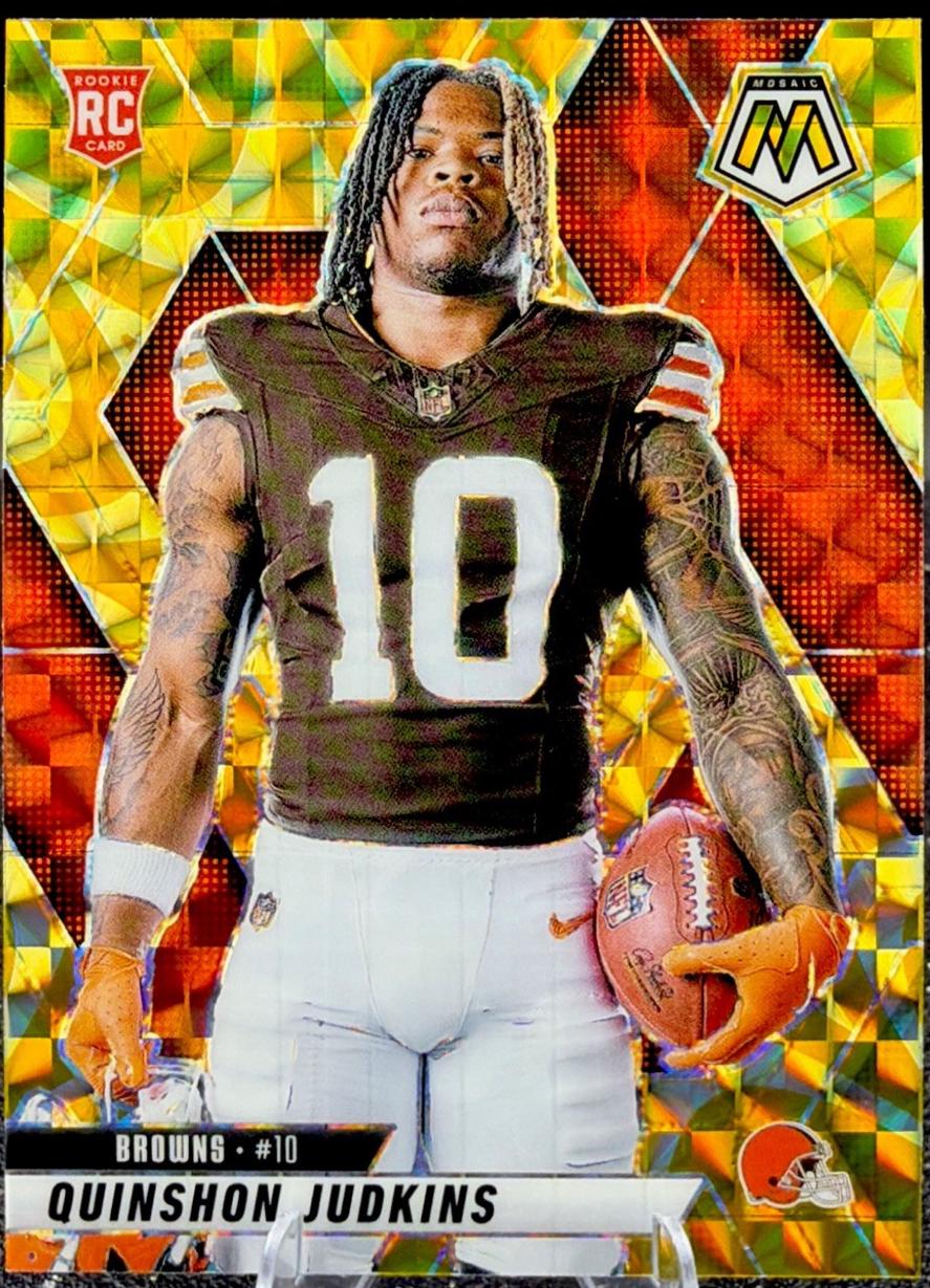 Quinshon Judkins [Mosaic Reactive Yellow] #276 Prices [Rookie