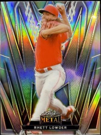 Rhett Lowder #55 2024 Leaf Metal Baseball