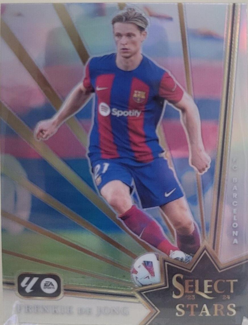 Frenkie de Jong #6 Soccer Cards 2023 Panini Select La Liga Stars