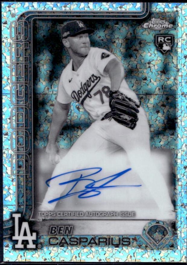 Ben Casparius [Black White Mini Diamond Refractor] #RA-BCA