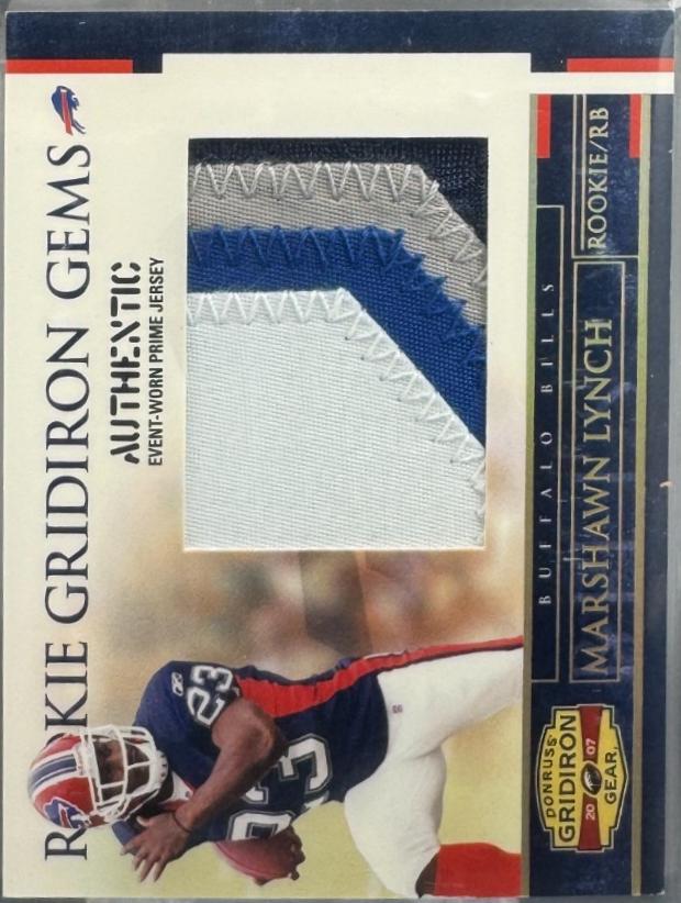 Marshawn Lynch #201 2007 Panini Donruss Gridiron Gear Football