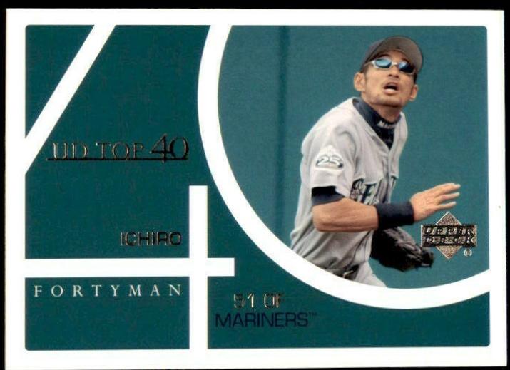 Ichiro #854 2003 Upper Deck 40 Man Baseball