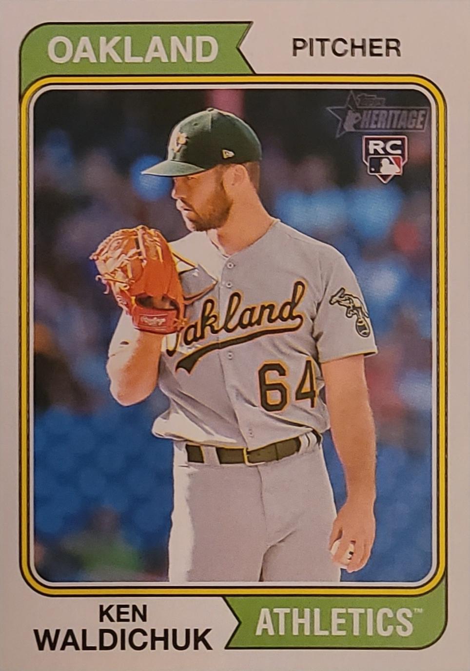 Ken Waldichuk #68 Baseball Cards 2023 Topps Heritage