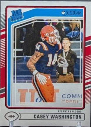 Casey Washington #392 Football Cards 2024 Panini Donruss