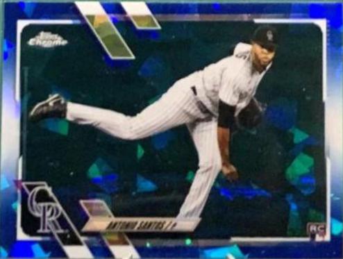 Antonio Santos #US85 2021 Topps Chrome Update Sapphire Baseball