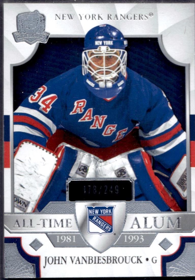 John Vanbiesbrouck #ATA-JV Hockey Cards 2021 Upper Deck The Cup All Time Alumni