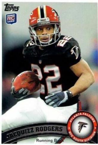 Jacquizz Rodgers #72 Football Cards 2011 Topps
