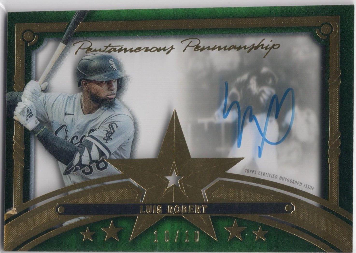 Luis Robert #FS-LR Baseball Cards 2022 Topps Five Star Signatures
