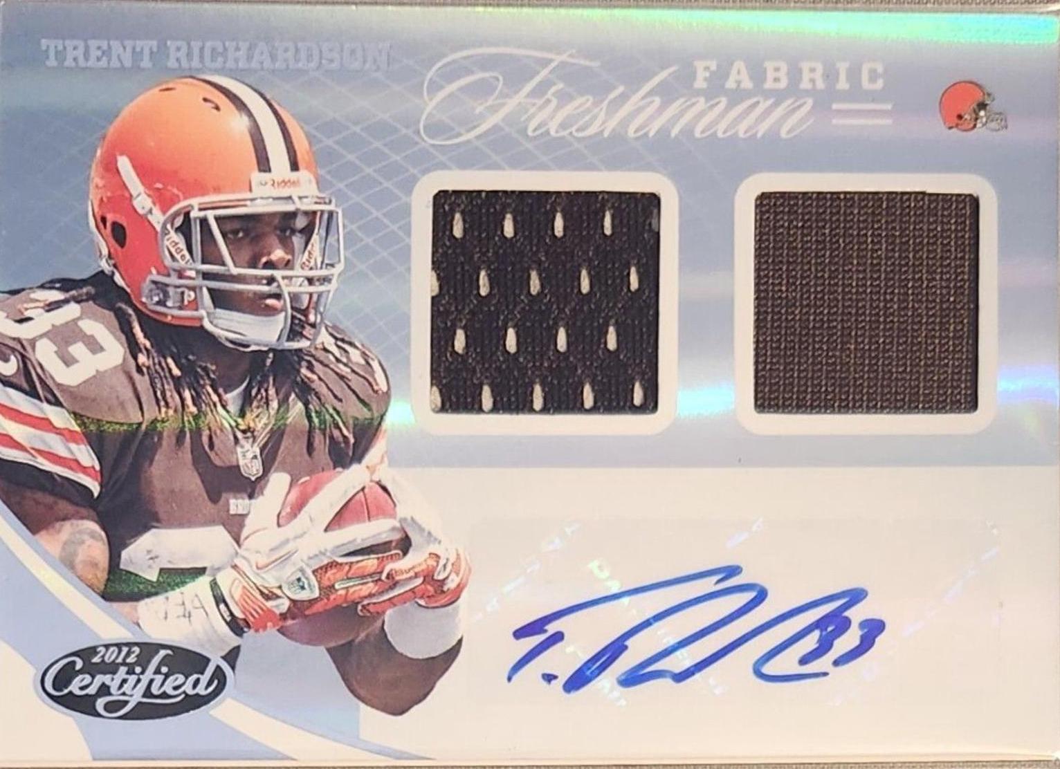 Trent Richardson [Jersey Autograph] #318