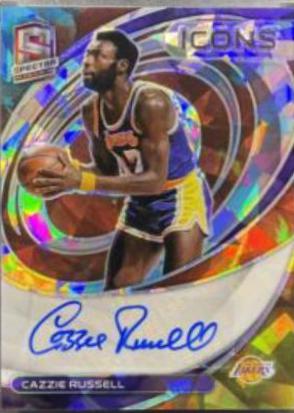 Cazzie Russell #IA-CZR Basketball Cards 2021 Panini Spectra Icons Autographs