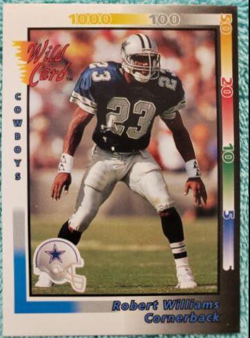Robert Williams #367 Football Cards 1992 Wild Card