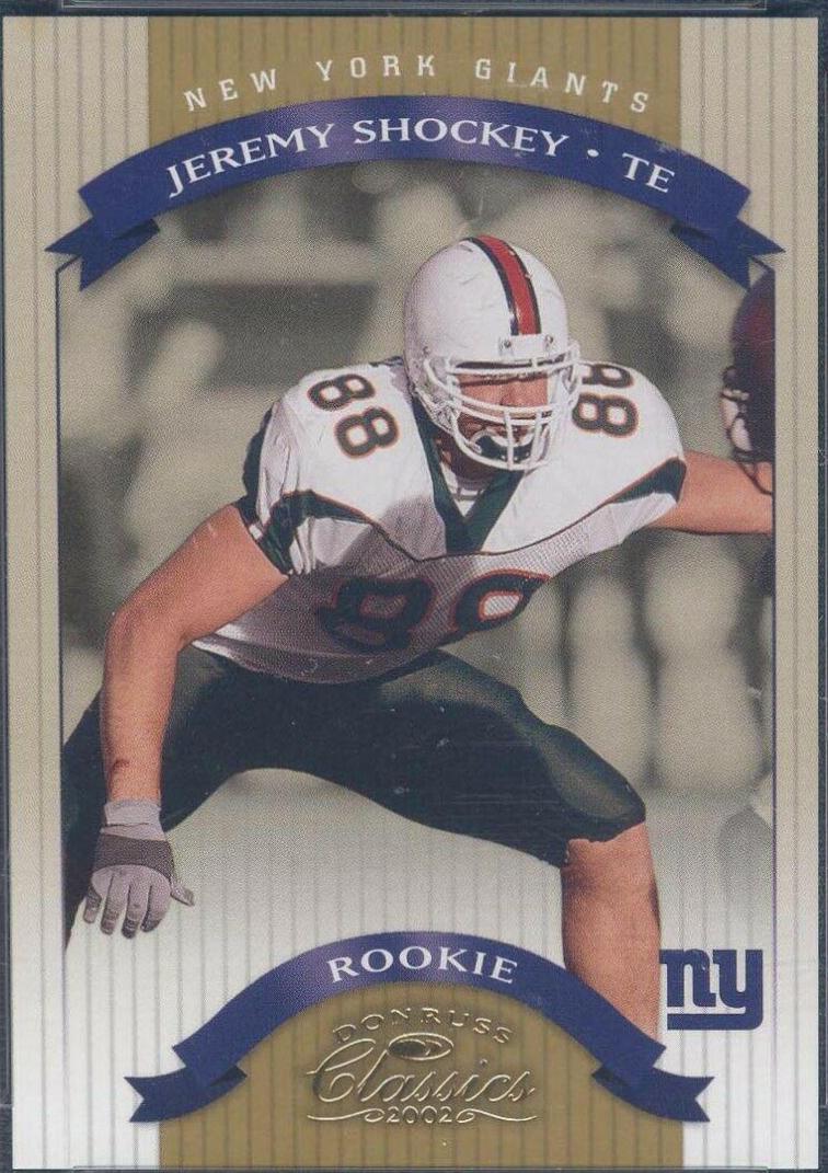 Jeremy Shockey #172 2002 Panini Donruss Classics Football