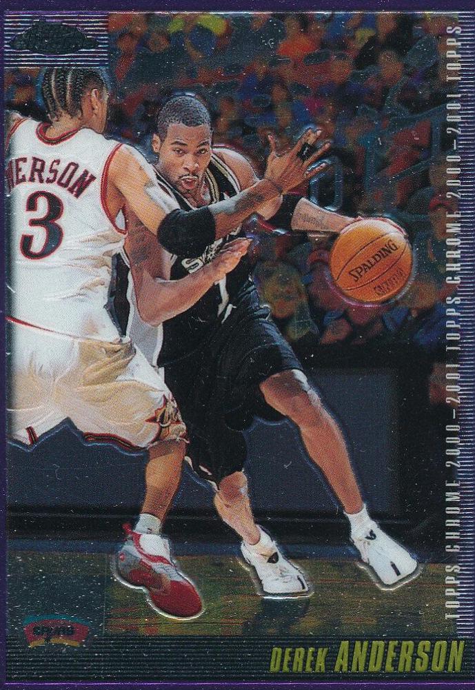 Derek Anderson #35 Basketball Cards 2000 Topps Chrome