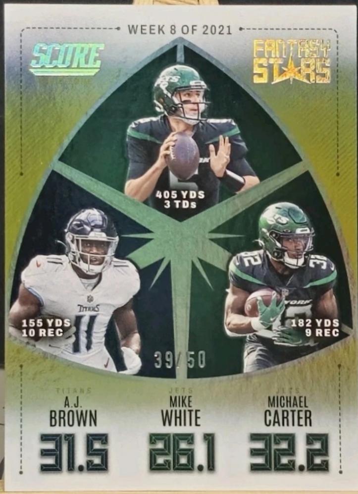 A. J. Brown, Mike White, Michael Carter [Gold Zone] #FS8